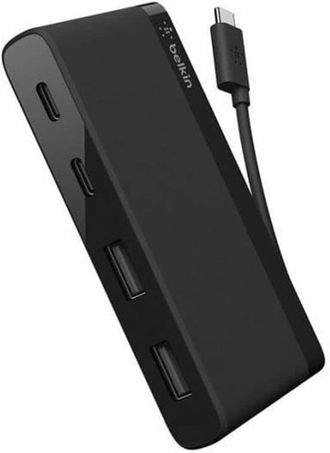 Belkin 4-Port USB C Hub - Ultra Portable Design - USB Type C Hub Docking Station - Bild 5 von 7