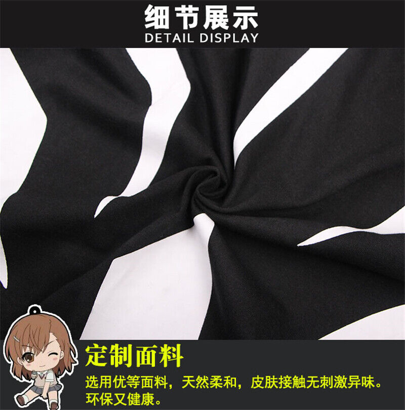 Anime Toaru Kagaku no Railgun Accelerator Cosplay Costume T-shirt Two  Choices