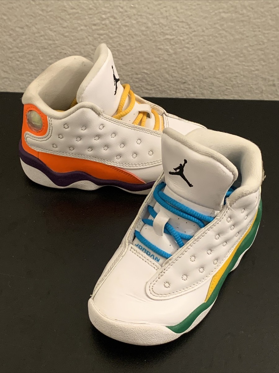 Jordan Ford EJ13 スーパートイ コナミ製 Nike Jordan Retro 13 *Playground* Multi-Color White CV0812-158
