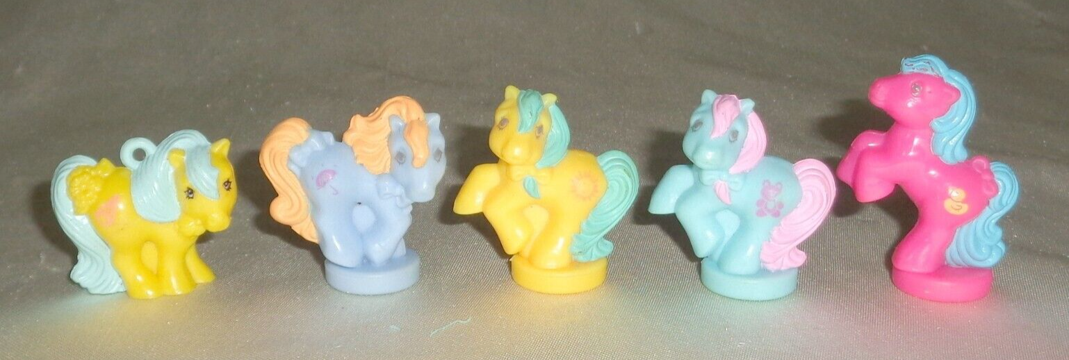 1990 Cappello Hasbro My Little Pony Petite Ponies Duckie ombrello orso sole e giorno
