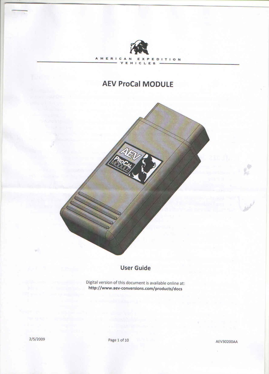 AEV Procal For Jeep Wrangler JK 07-18 AEV Procal Module AEV Procal For Jeep Wrangler JK 07-18 AEV Procal Module