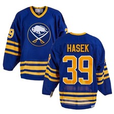 Dominik Hasek Buffalo Sabres Heroes of Hockey Season Retro Herren NHL Trikot