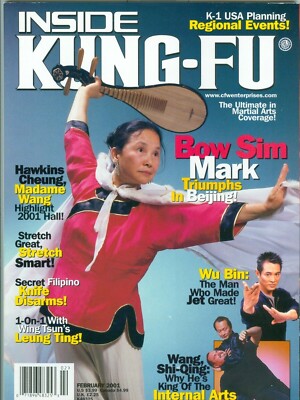 Inside Kung Fu -  IKF - Feb 2001 Hall Of Fame/ The Man Who Made Jet Li  