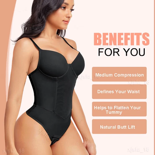 Tummy Control Fajas Colombianas Reductoras Levanta Cola Post Surgery Body Shaper - Picture 8 of 28