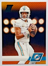 2023 Zenith Football #65 TAU TAGOVAILOA ERROR No Name No Logo Dolphins ERROR