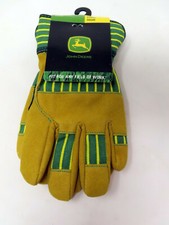 John Deere New with Tags Youth Faux Leather Gloves JD00024/Y