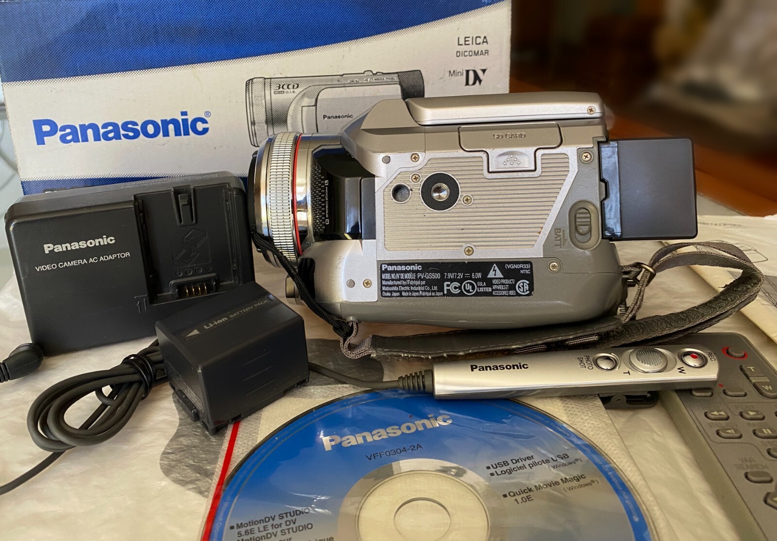Panasonic PV GS500 Mini DV Camcorder eBay