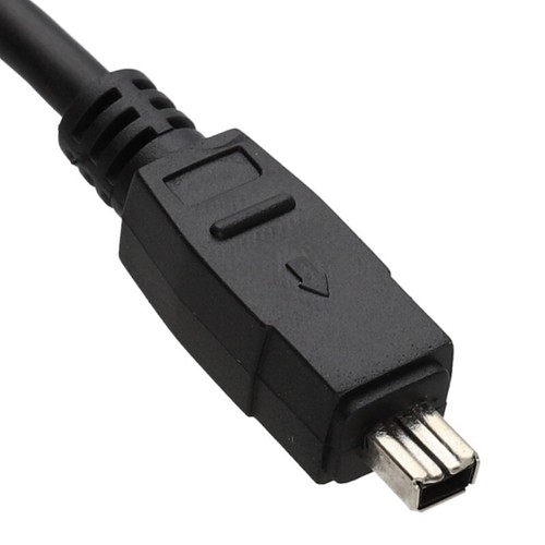 3M Metre Firewire 4 Pin to 4 Pin IEEE 1394 Black High Speed male to male - 第 3/5 張圖片