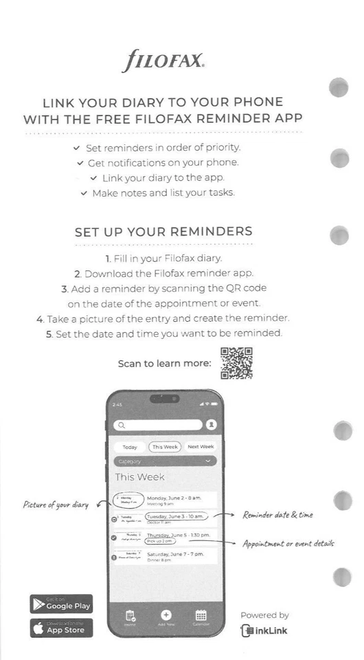 Filofax Kalendereinlage Personal /1 Woche /2 Seiten deutsch 2026 Art. 26-68440 - Bild 2 von 2