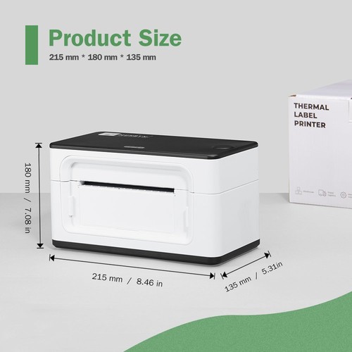 MUNBYN Thermal Shipping Label Printer USB 4x6 Barcode Labels for USPS UPS FedEx - 第 8/18 張圖片