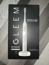 Gleem Rechargeable Electric Toothbrush - Soft Bristles - Pearl White