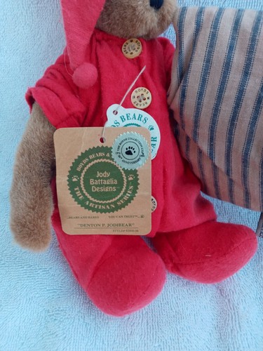 Denton P Jodi Bear 9" Tall Boyds Bear Plush w tags - Picture 4 of 5