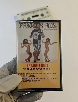 FRANKIE RUIZ  Mas Grande Que Nunca  Cassette Tape SALSA LATIN 1989 Miami FL
