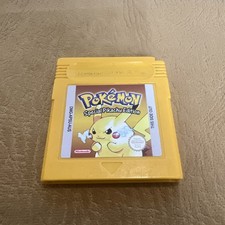 Pokemon Yellow, Special Pikachu Edition Nintendo GameBoy PAL NEW BATTERY