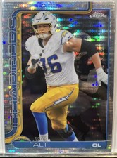 2025 Topps Chrome Football Joe Alt #157 Pulsar Los Angeles Chargers
