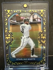 Starling Marte 2021 Panini Prizm Baseball Snake Skin /50