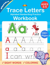Trace Letters: Alphabet Handwriting Practice Workbook for Kids: Preschool Writin