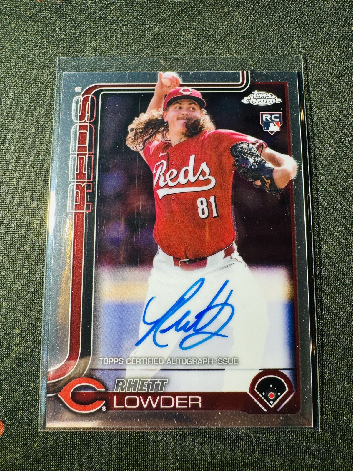 2025 Topps Chrome Rookie Autographs Rhett Lowder RC Auto #RA-RL