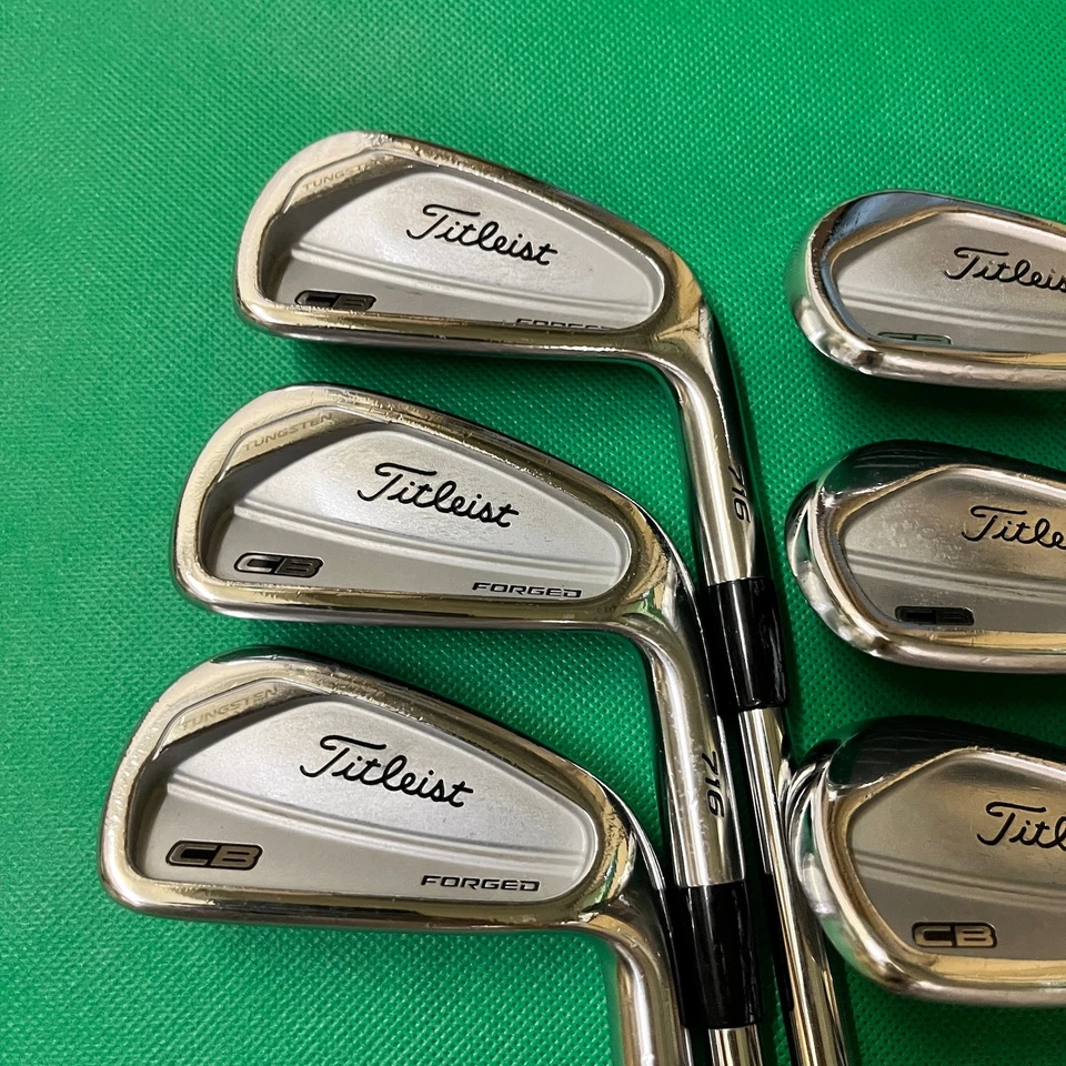 Titleist CB 716 Iron Set 6pcs 5-Pw Flex S Stiff Dynamic Gold S200 Golf Clubs - Image 3 of 4