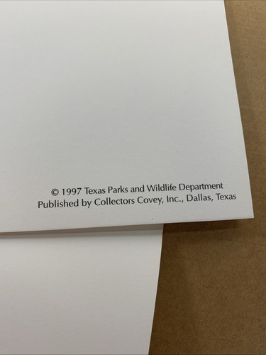 1997 TEXAS WATERFOWL PRINT & STAMP ~ Jim Hautman #2564/5650 Signed Cinnamon Teal - Picture 9 of 11