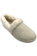 Skechers Cozy Campfire Toasty Twinklers Rhinestone Slipper Off White