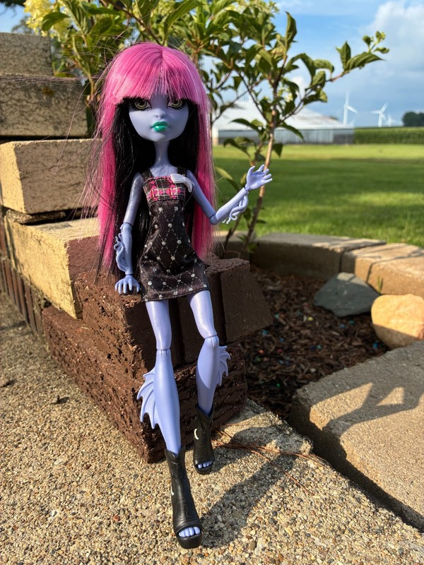 Monster High Doll Create-A-Monster   Sea Monster beautiful shade of purple clean