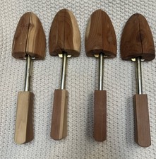 Rochester Cedar Shoe Trees Sz M Lot of 2 Pairs Adjustable Wood USA