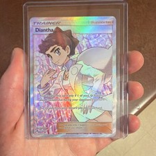 Pokémon Diantha Full Art Ultra Rare Holo Trainer 130/131 SM Forbidden Light Card on eBay