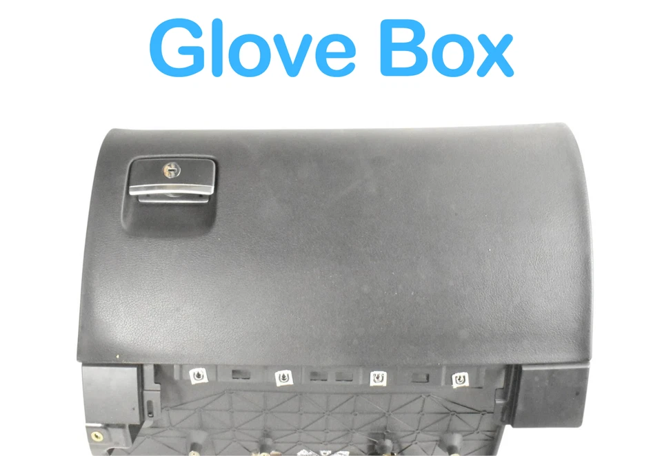 04-10 Audi A8 Quattro tablero lateral derecho guantera compartimento de almacenamiento negro OEM Foto 3 de 4