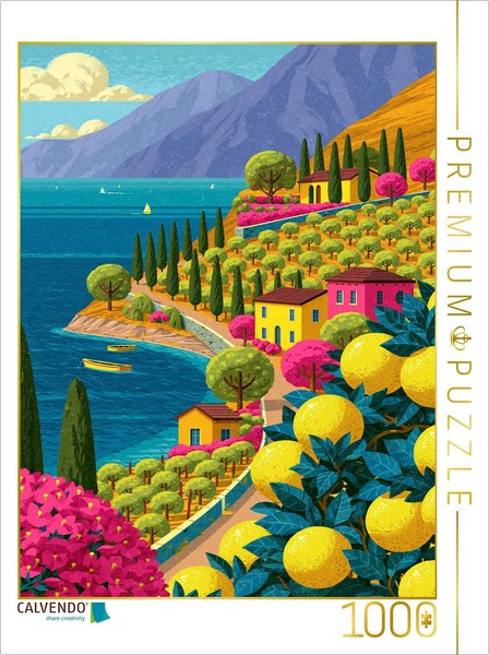 Calvendo Puzzle Mediterranean Zest For Life | 1000 Pieces, Finished Size 25.2 ×-image