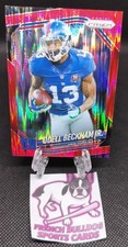 2025 Panini Prizm ODELL BECKHAM JR. Red Shock No. 285 NY Giants Rams NFL 