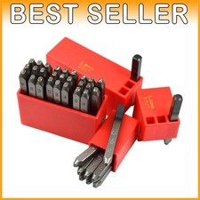 Steel Stamp Uppercase Letter Number Punch Kit 2.5mm