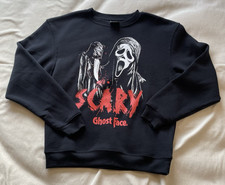 Ghost Face Scream Hoodie Sweatshirt XS Bioworld Scary Graphic Horror Movie NWOT