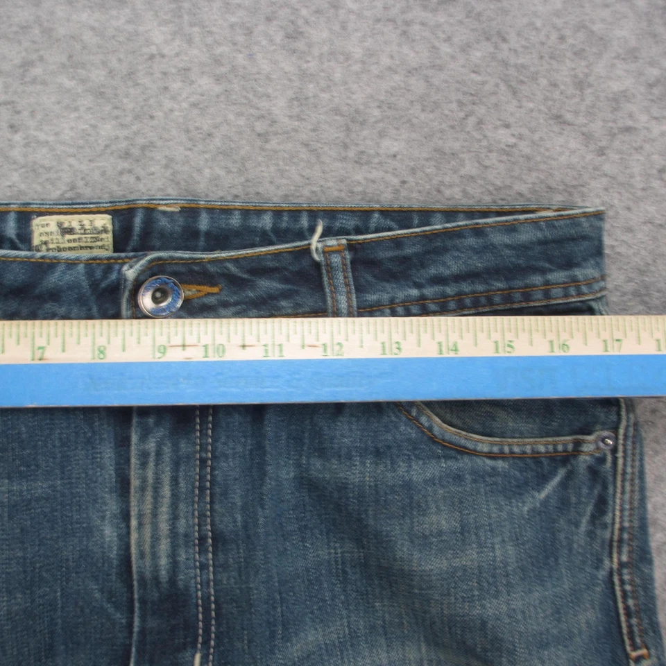 Volcom Jeans Mens 32x32 Blue Denim Straight Leg Classic Fit Genuine Brand Pants - Image 3 of 4