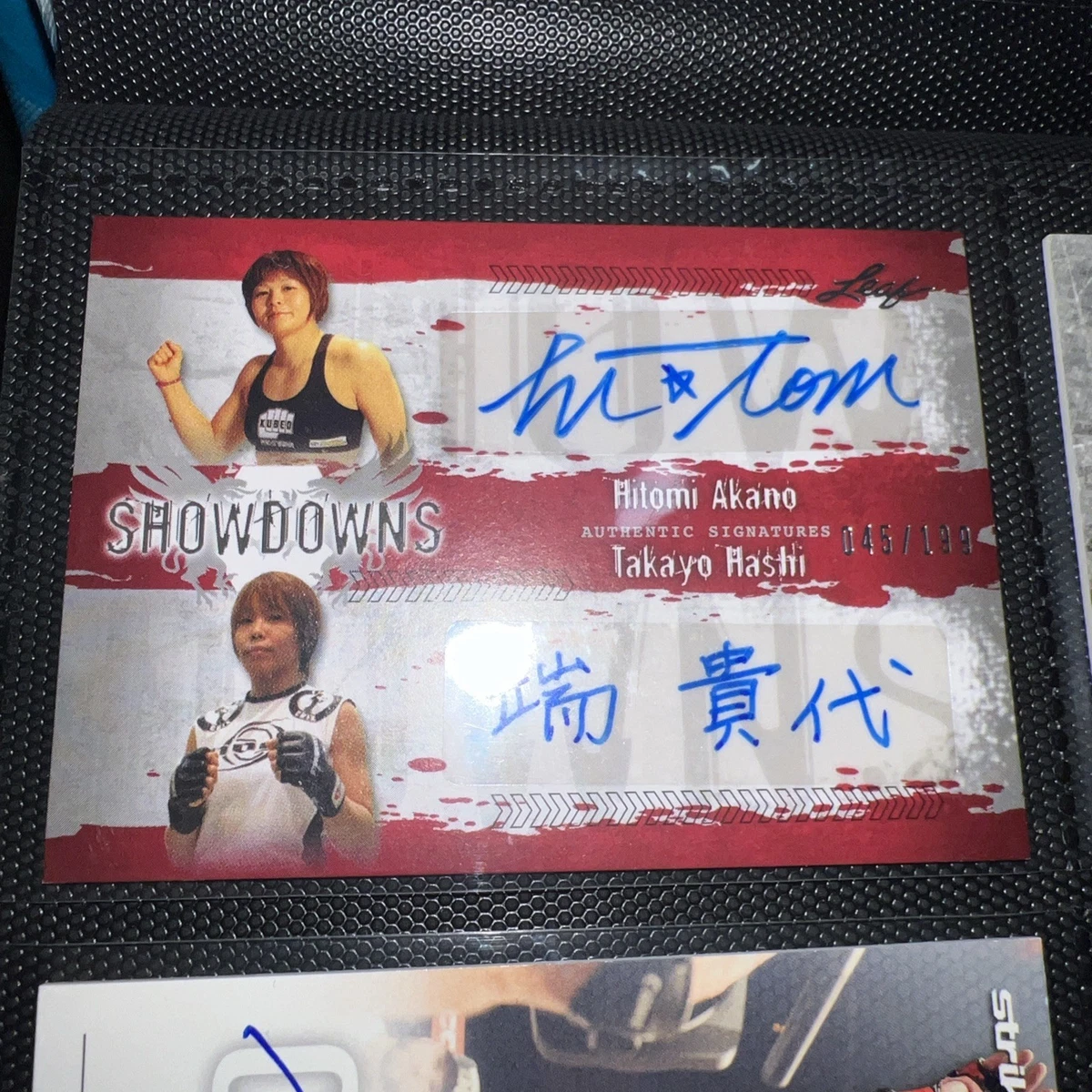 2010 LEAF MMA autographes carton rouge #AUKO1 Kenji Osawa EUR 1,73