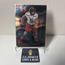 2022 Panini Select Draft Picks Unstoppable Patrick Mahomes #US-PM Chiefs