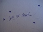 UNUSED 1990s vintage greeting card Laurel Burch Heart-Shaped THANK YOU Cat &Bird — photo 6
