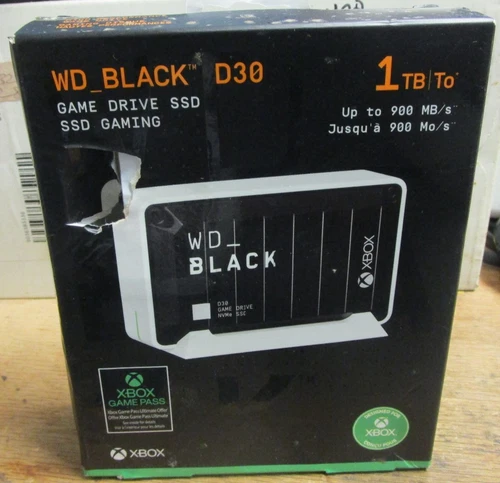 WD_BLACK D30 1TB USB-C Game Drive SSD for Xbox