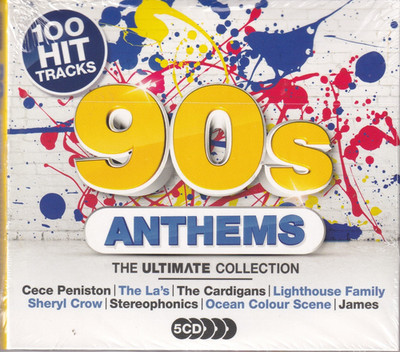 Partyhits 5x CD 90s Neunziger Jahre Hits 100 starke Anthems Best of NEU #K2280