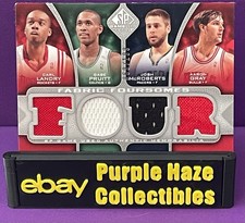 09-10 SP Game Used Fabric Foursomes Carl Landry,Josh McRoberts,Gabe Pruitt /199