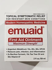 🚑 Emuaid First Aid Ointment Maximum Strength - 2 oz Exp 07/2026