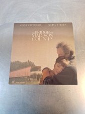 THE BRIDGES OF MADISON COUNTY 2-Laserdisc LD SET WIDESCREEN FORMAT GREAT FILM 