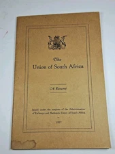 THE UNION OF SOUTH AFRICA: A Resume 1927 Paper Bound Booklet Johannesburg