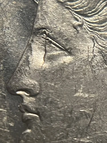 1881-O Vam 1D Flakey / Pummeled Eye Prooflike