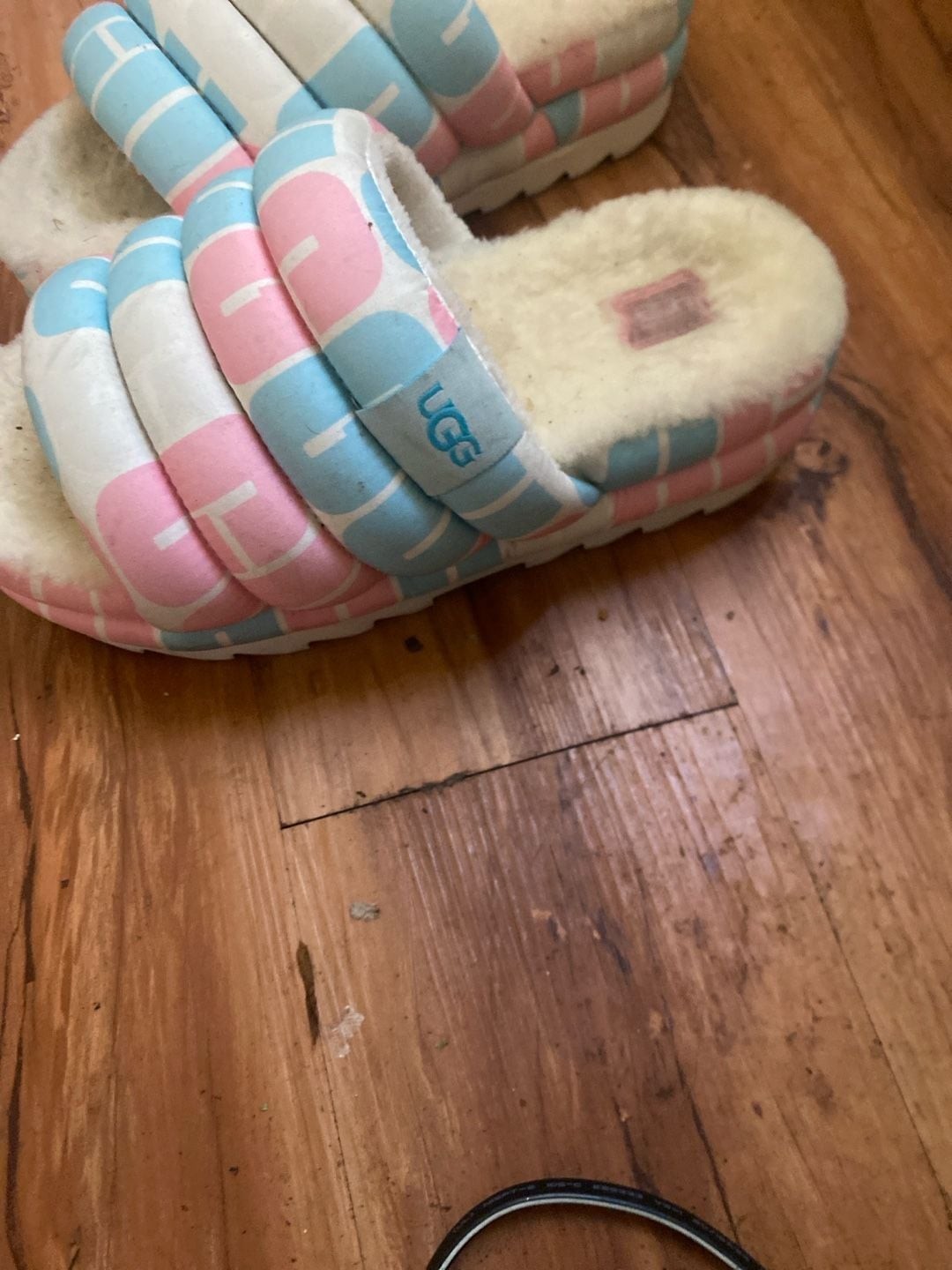 UGG Maxi Pride Slide Platform Slipper Sandals Pin… - image 2