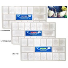 Dental Preformed Crown Resin Temporary Pre-corona Transparent Anterior Molar