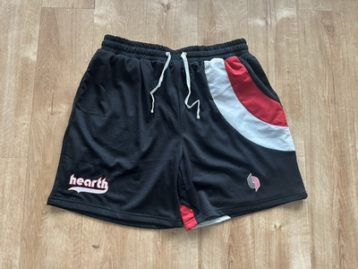 #ad Portland Trail Blazers x Hearth Arena Exclusive Retro Basketball Shorts Mens 2XL $29.95