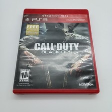Call of Duty Black Ops PS3 Greatest Hits PlayStation 3 w/ Manual Untested