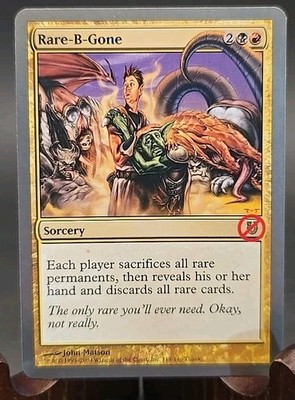 Rare-B-Gone Unhinged MTG Regular Moderately Played 