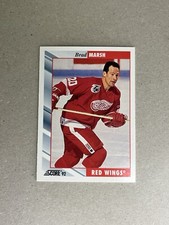 1992-93 Score Red Wings Hockey #293 Brad Marsh